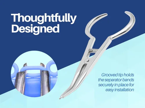 Vista 4 de ARTMAN INSTRUMENTS Dental Orthodontic separator placing pliers elastic separator placer pliers separator pliers