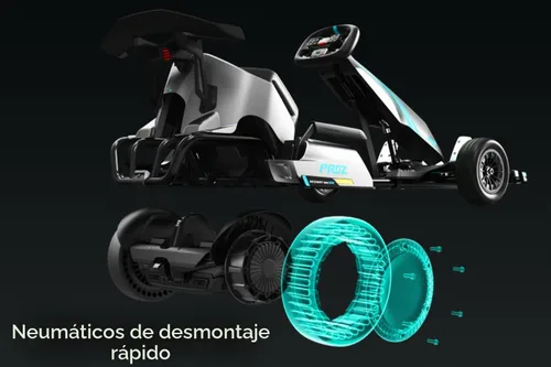 Vista 12 de [Usado] Segway Ninebot Gokart Pro 2 - High-Speed Electric Go Kart for Ages 14+, Drift & Race with Speeds Up to 26.7 mph