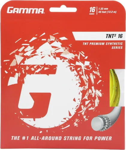Vista 2 de GAMMA Sports TNT2 Tennis Strings, Exceptional Playability Using The Patented TNT2 Parent