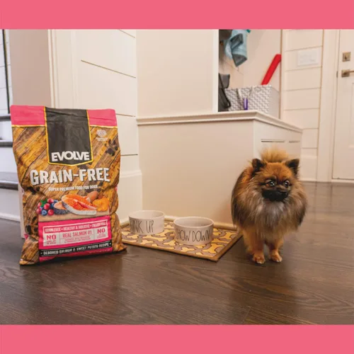Vista 13 de Evolve Alimento seco para perros con receta de pollo deshuesado sin granos, batata y bayas, 4 libras.