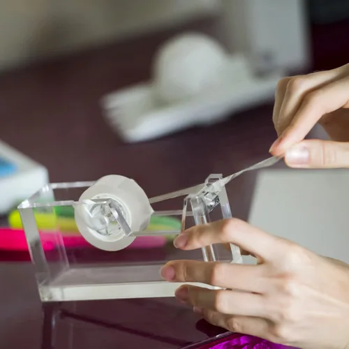 Vista 5 de 32 rollos de cinta transparente, rollos de repuesto de cinta transparente para dispensador, 34 pulgadas x 1000 pulgadas, núcleo de 1 pulgada, cinta