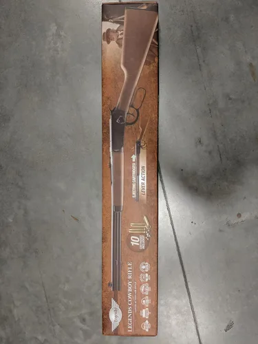 Vista 8 de Umarex Leyendas - Rifle vaquero de acción con palanca de calibre .177, rifle de aire BB