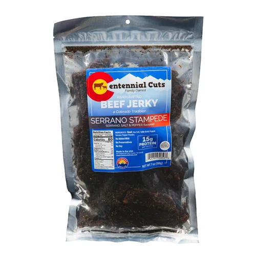 Vista 14 de Centennial Cuts Tasajo de res – 7 oz, Annie Oakley dulce y picante