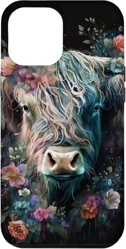 Vista 26 de Western Boho Highland Cow Farmer Cows Lover Case for iPhone 17