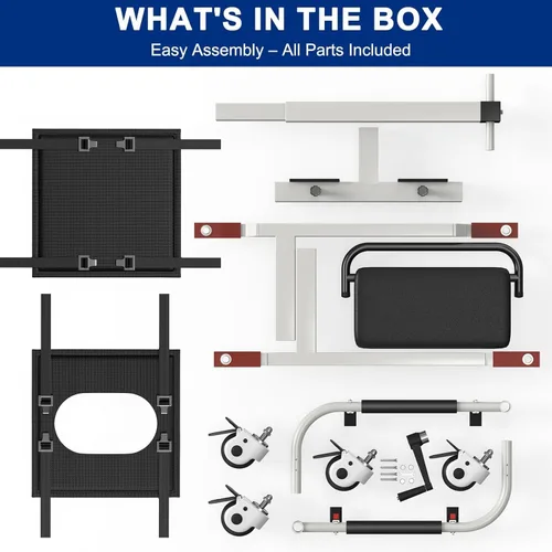 Vista 7 de Silla de transferencia de pacientes para el hogar - Silla de ruedas portátil a dispositivo de transferencia de automóvil, silla de transferencia
