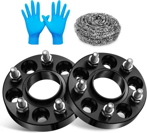 Vista 9 de BDFHYK Espaciadores de rueda de 6 x 135 mm, espaciador de rueda central de 1.25 pulgadas compatible con Lincoln Navigator F150 Expedition Lobo