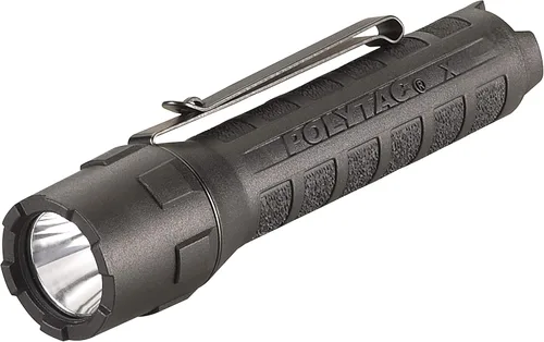 Vista 5 de Streamlight 88605 PolyTac X - Linterna táctica profesional multicombustible de 600 lúmenes, viene en una caja, estilo Coyote