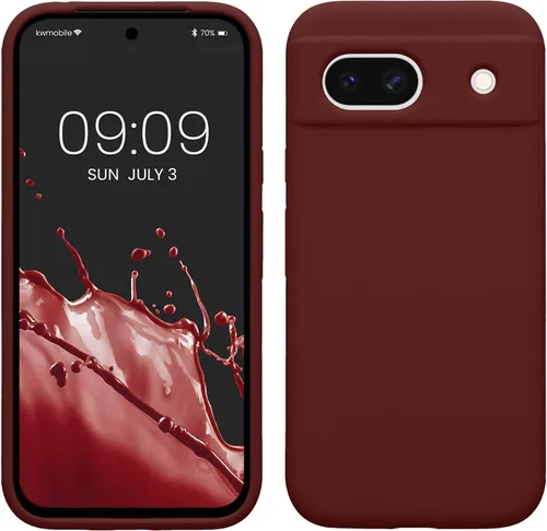 Vista 303 de kwmobile Funda Compatible con Google Pixel 6 Pro - Funda de Teléfono de Silicona TPU con Acabado Suave - Azul Caribe