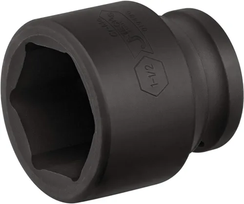 Vista 12 de Jetech Enchufe de impacto estándar de 1 pulgada con accionamiento de 3/4 de pulgada, fabricado con acero de aleación de cromo molibdeno, tratado
