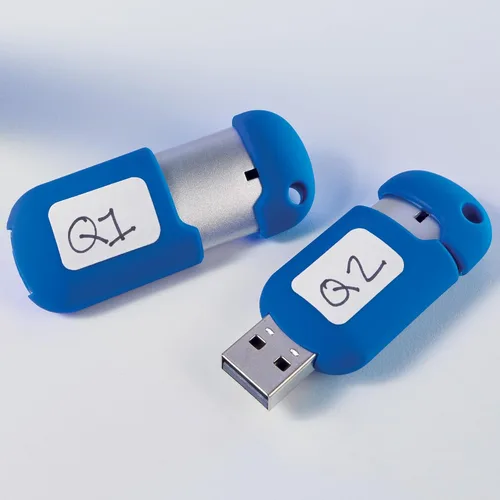 Vista 2 de Avery 6737 - Etiquetas removibles multiuso, 1/2" x 3/4", blancas, no imprimibles, 525 etiquetas en blanco en total