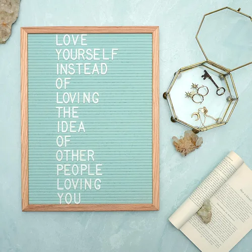 Vista 7 de Felt Like Sharing Letras de plástico solo para tablero de letras (348 piezas) - Letras de tablero de letras de 1 pulgada para tablero de letras