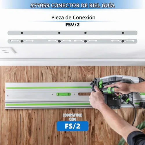 Vista 3 de 577039 - Conector para riel guía Festool FS/2, paquete de 2