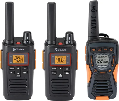 Vista 14 de Cobra RX180 Walkie Talkies (paquete de 2) – Radios bidireccionales compactas ligeras y fáciles de usar de largo alcance, 22 canales preestablecidos