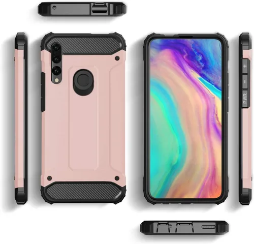 Vista 4 de Asuwish Funda compatible con Huawei Y9 Prime 2019Honor 9XP Smart Z y protector de pantalla de vidrio templado, accesorios de doble capa protectora