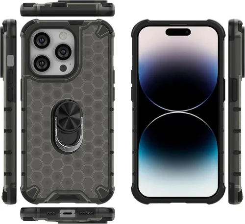 Compatible with Xiaomi Poco M5s 4G Case,Built-in Ring Kickstand,Compatible with Redmi Note 10 4G / Note 10S 4G / Note 11 SE (India) Shockproof 2 in