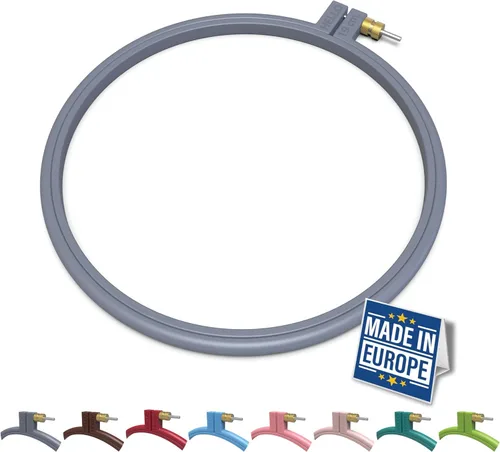 Aro de bordado de plástico de Maker Susan, Serie Hello, aros de punto de cruz para principiantes, aro para punzón con aguja, marcos de bordado para