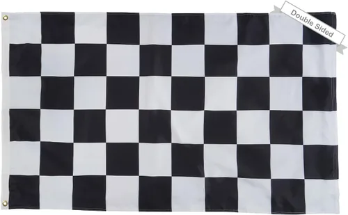 Vista 12 de Bandera negra sólida en blanco personalizable de 12 x 18 pulgadas, haz tu propia pancarta personalizada para decorar nailon resistente al aire