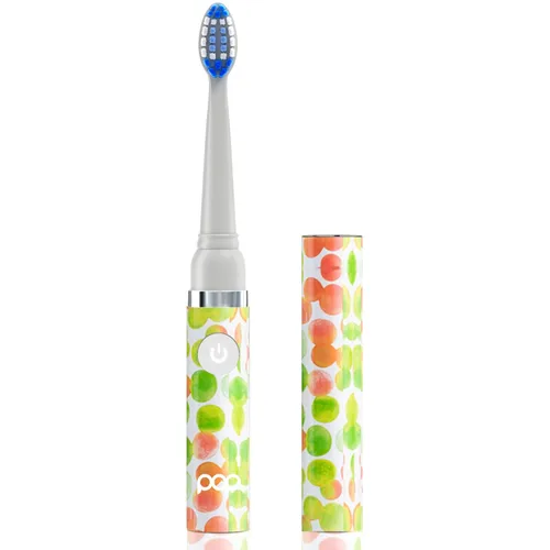Vista 22 de Cepillo de dientes eléctrico Pop Sonic (puntos rojos) – Cepillos de dientes de viaje con batería AAA Cepillos de dientes eléctricos para niños