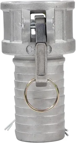 Vista 4 de 2 accesorios de bloqueo de leva de aluminio de 2 pulgadas (parte C), pieza de montaje de manguera de leva y ranura, acoplamiento hembra de 2