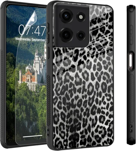 Vista 50 de Funda para Motorola Moto Edge 2022, cubierta trasera de vidrio templado con protector de pantalla, funda protectora a prueba de golpes para Motorola