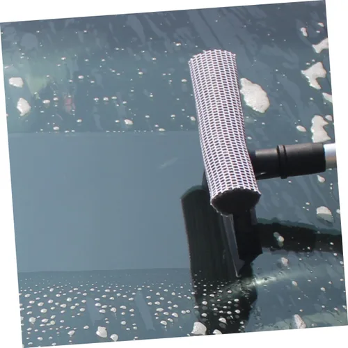 Vista 9 de ULTECHNOVO Limpiaparabrisas de vidrio de doble cara, herramienta de limpieza de ventana de mango largo, limpiador de vidrio desmontable