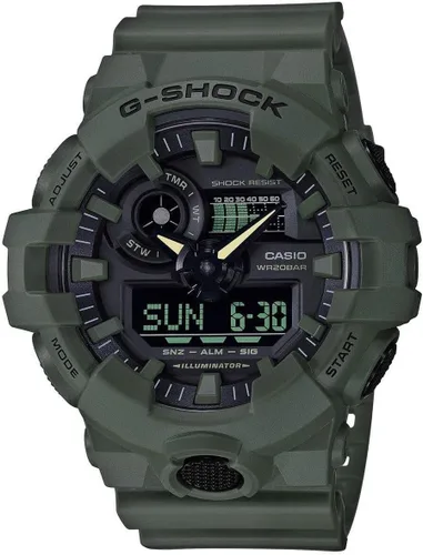 Vista 5 de Casio Men's 700UC Series G-Shock Quartz 200M WR Shock Resistant Resin Strap and Case