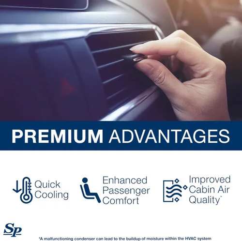 Vista 5 de Spectra Premium 7-3112 Condensador de aire acondicionado de CA compatible con Honda CR-V 2.4L 2002-2006, Honda Element 2.4L 2003-2011