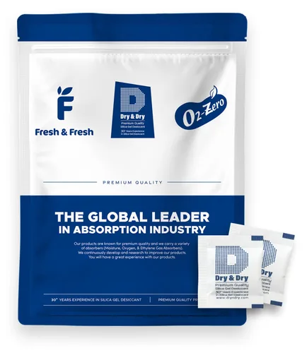 Vista 49 de Dry&Dry, 10 paquetes de 20 gramos de gel de sílice desecante puro prémium, deshumidificadores, tela recargable