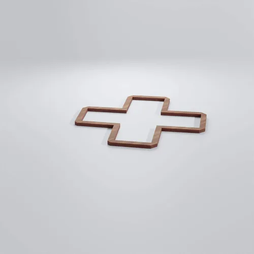 Vista 118 de 7 3/8"W X 7 3/8"H Extra Pequeño Fowler Decorativo Fretwork Madera Paneles De Pared, Aliso