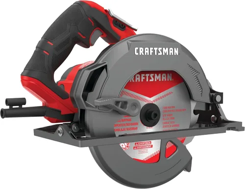 CRAFTSMAN Sierra circular, 7-1/4 pulgadas, 15 amperios, con cable (CMES510)