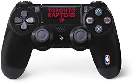 Vista 8 de Skinit - Skin para juegos para PS4 Pro/Slim Controller – licencia oficial NBA Toronto Raptors diseño de mármol