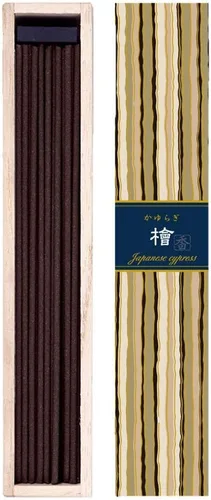 Vista 3 de nippon kodo Kayuragi Incense Collection - Paquete Japan Classics de 40 x 5 pulgadas, aromas florales y aromáticos de madera para relajación
