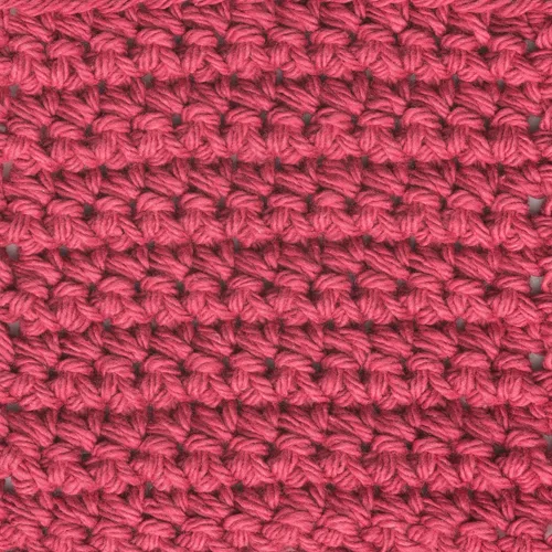 Vista 3 de Bernat Handicrafter - Hilo de algodón de colores sólidos, 1.75 oz, calibre 4 mediano, 100% algodón, Rojo Country