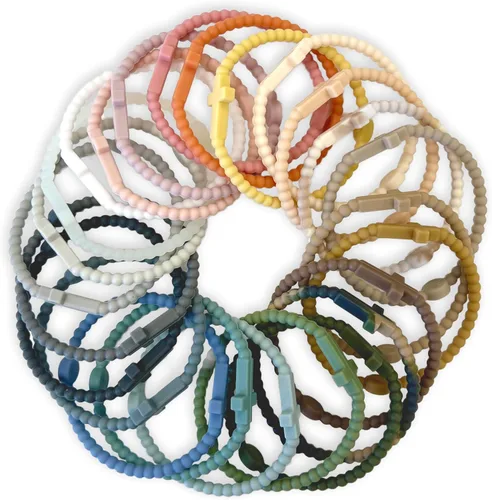 Ryan & Rose Pulseras Jesús - Pulsera de silicona cruzada