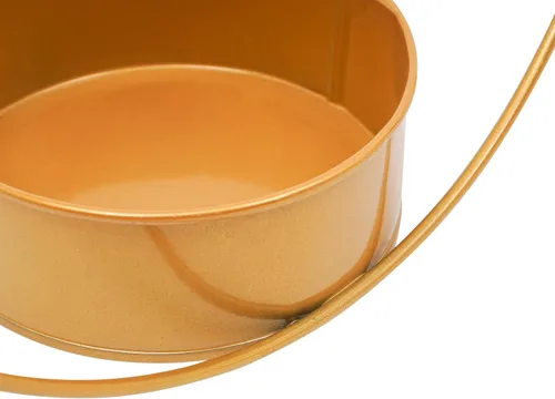 Vista 7 de Jarrones dorados para centros de mesa de boda, 10 piezas de centro de mesa de metal geométrico dorado, elegantes centros de mesa de boda para mesas