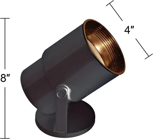 Vista 4 de Pro Track Foco pequeño de iluminación LED de acento para interiores, enchufable, direccional ajustable, planta de piso decorativa para el hogar