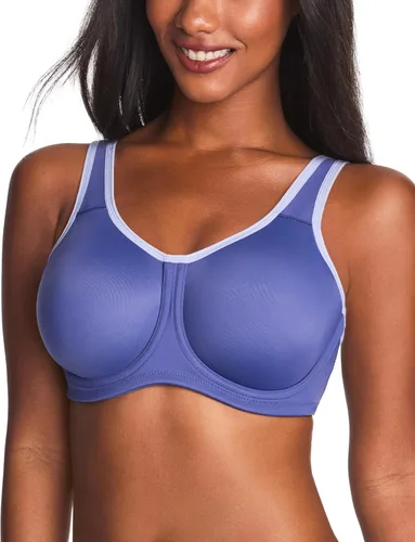 Vista 35 de Wacoal Sujetador deportivo Simone Sport sin forro de cobertura completa con aros para mujer, 855170 Arena