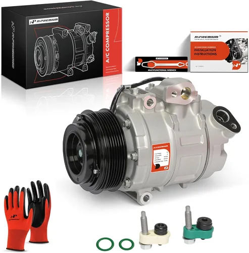 Compresor de aire A-Premium con embrague compatible con Ford Explorer 2011-2015, Utilidad Interceptor Policial 2013-2015, Utilidad deportiva