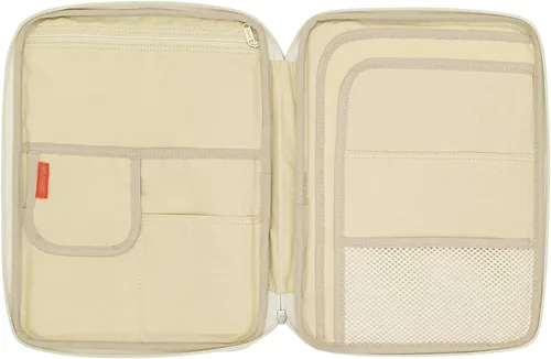 Vista 3 de Documento A4 Bolsa Estuche Impermeable Organizador Portafolio Oficina Viaje Cremallera Multi-Función Bolsa