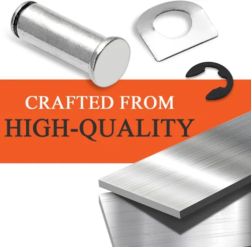 Vista 4 de FOVPLUE Kit de pasadores de montaje de estriberas, pasador de horquilla+arandela de resorte+anillo de retención para modelos Harley con estriberas