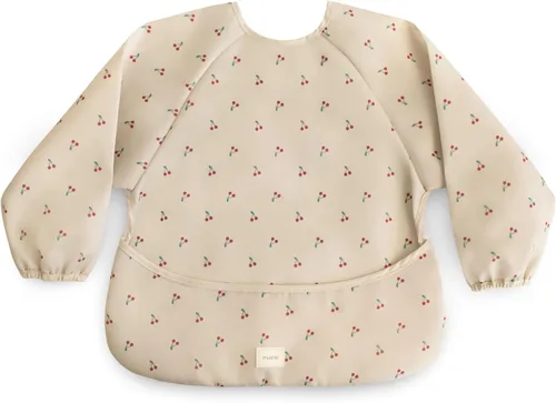 Vista 25 de Mushie - Babero de manga larga para bebé, resistente al agua, ajuste ajustable para edades de 6 a 24 meses