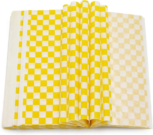 Vista 8 de EUSOAR Papel de envoltura para sándwich, 200 hojas de pergamino para hornear, cera seca, papel de delicatessen resistente a la grasa