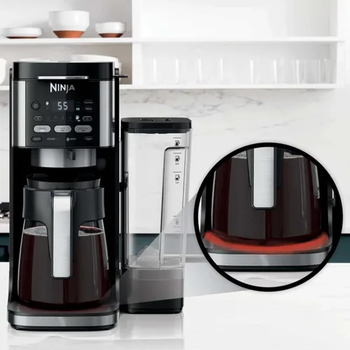 Vista 5 de Ninja CFP101 DualBrew Cafetera de Café Caliente y Helado, Negro - (Renovado) Paquete con Paquete de Protección Mejorada de 2 Años