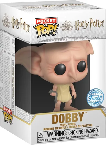 Vista 3 de Funko Pocket POP! & Tee: Harry Potter - Dobby - para niños y niños - S - (S) - Camiseta - Ropa con minifigura de vinilo coleccionable - Idea