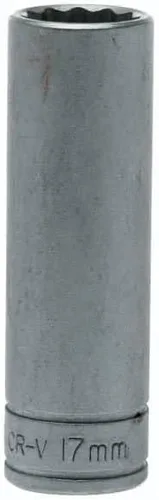 Vista 9 de Teng Tools Enchufe de cromo vanadio de 1 pulgada y 12 puntos SAE de 1/2 pulgada Herramienta mecánica Herramienta de mano - M120132-C