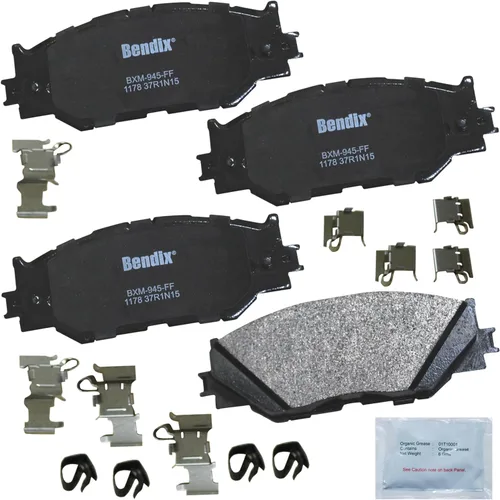 Vista 40 de Bendix Pastillas de freno delanteras de cerámica Priority1 CFC465AK2 para Acura EL 2005-1997, Honda Civic 2011-1996, Insight 2014-2010