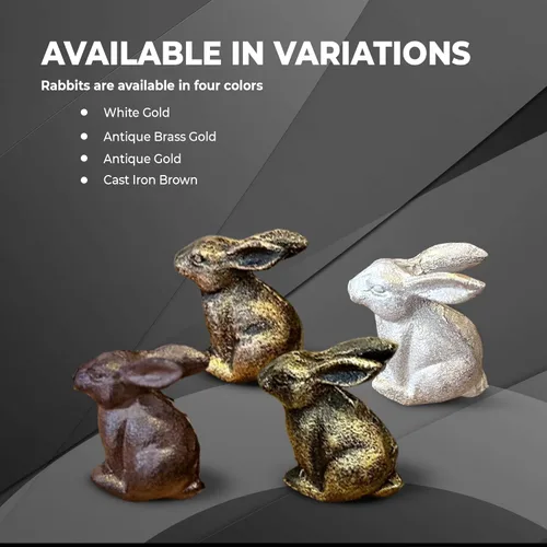 Vista 7 de Target Home - Pisapapeles de conejo antiguo hecho a mano, decoración perfecta para decoración de mesa del hogar, oficina, escritorio, figura