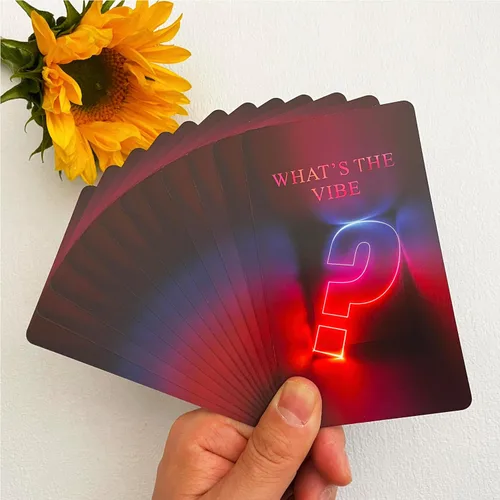 Vista 5 de Qué Es La Vibración Mazo de Cartas de Oráculo, Cartas de Oráculo para Principiantes, Mazo de Oráculo Utilizado para Carrera y Relaciones de Vida