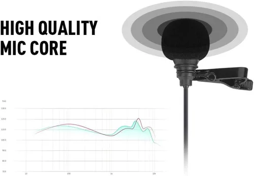 Vista 5 de Debra Audio Pro UHF Sistema de micrófono inalámbrico de 4 canales con micrófono de mano inalámbrico Lavalier, receptor de metal, ideal para fiesta