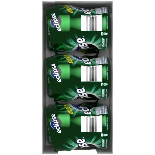 Vista 4 de Eclipse Goma de mascar sin azúcar de menta verde, 60 unidades (paquete de 6)